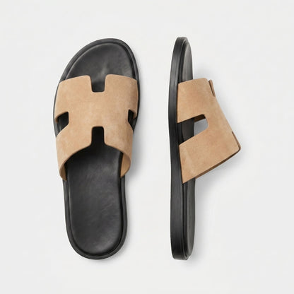 Amalfi Slide Suede Sand