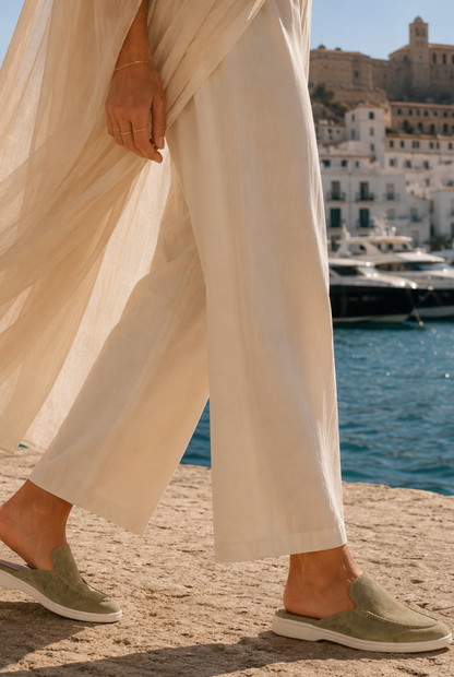 Visconti Yatch Mule Woman - Bianco