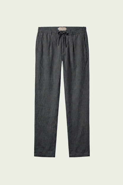 Visconti Linen Trousers - Green