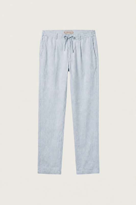 Visconti Linen Trousers - Blue