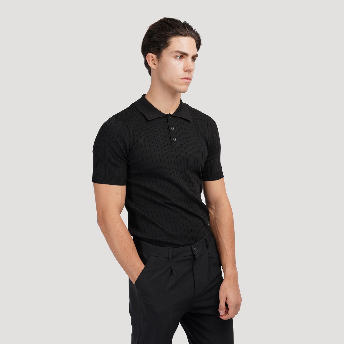 Visconti Knitted Polo Shirt - Green