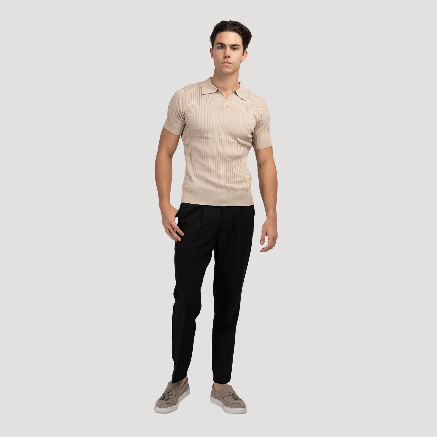 Visconti Casual Polo - Black