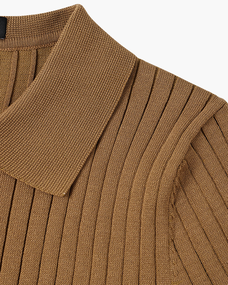Visconti Knitted Polo Shirt - Green