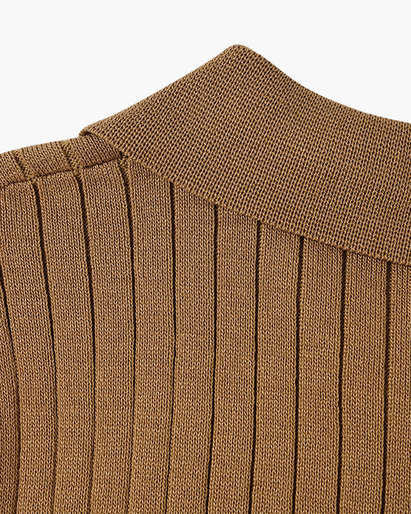 Visconti Knitted Polo Shirt - Green