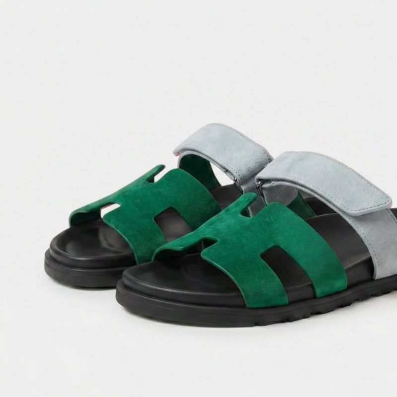 Cannes - Suede Green Grey