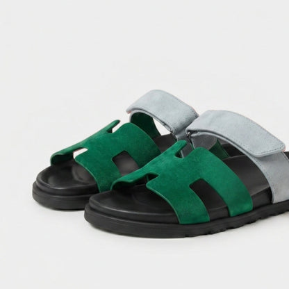 Cannes - Suede Green Grey