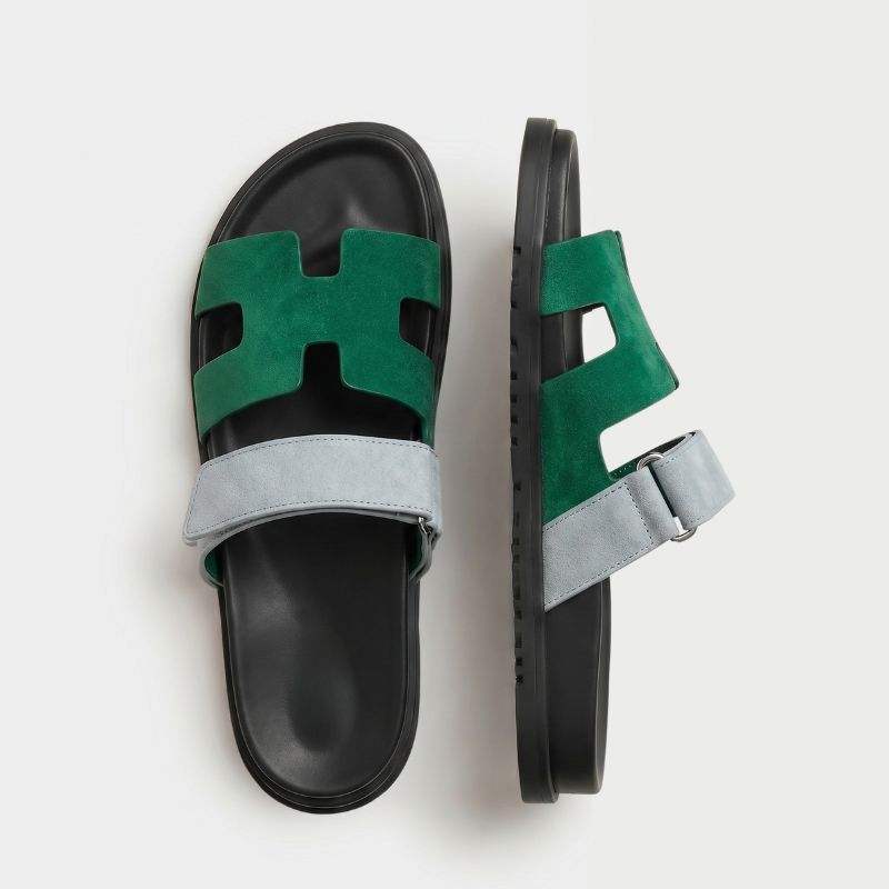 Cannes - Suede Green Grey