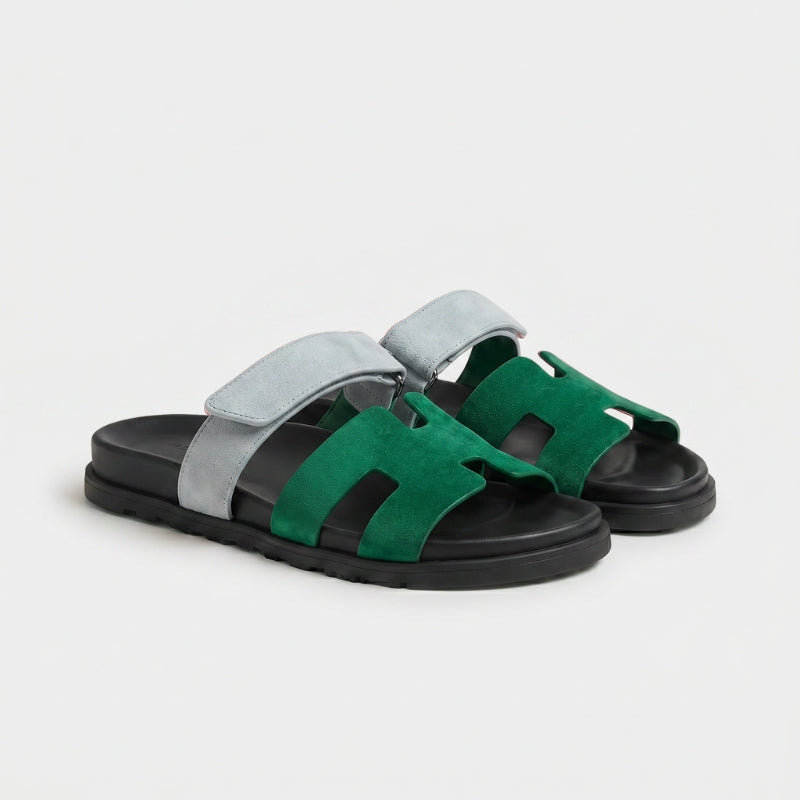 Cannes - Suede Green Grey